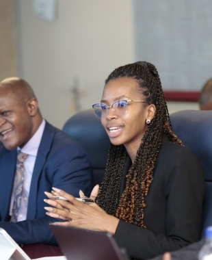 The Minister of Youth and Gender Affairs, Hon. Lesego Chombo paid a courtesy call to the Minister of Trade and Entrepreneurship, Hon. Tiroeaone Ntsima this afternoon. The two ministers discussed key issues affecting women and youth in Botswana. The meeting highlighted several critical areas, including womenβs empowerment, youth unemployment, and the national youth policy. Minister Chombo also addressed the pressing issue of gender-based violence, emphasising the need for continued efforts to combat this soc